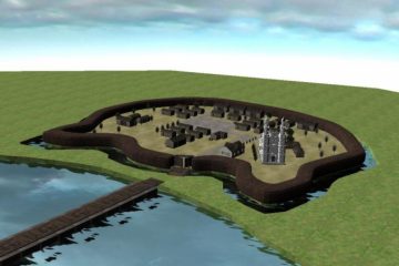 3D модель Динабурсгской крепости 1812г 1
